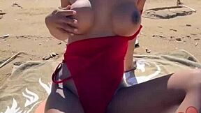 Encountering a Well-Endowed Black Man on Beach Leads to Sucking and Swallowing in Crazy Fetish