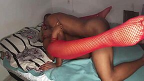 Joao O Safado Bareback Pounds Big Ass of Fiery Black Girlfriend in Part 2