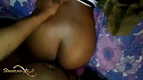 Chudai action with big black cock and ebony teen in homemade setup