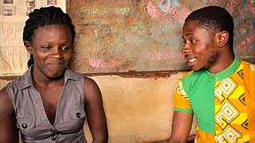 i can't believe this nigerian madness where girls roughly fuck guys' asses outdoors with hardcore anal creampie action