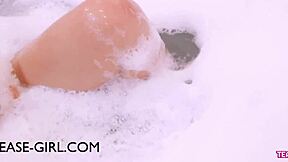 Stunning Brunette Model Feels Deeply Relaxed