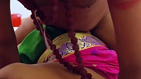 Amateur indian wife contrasts romantic sari sex with intense squirting orgasms from sadhu baba