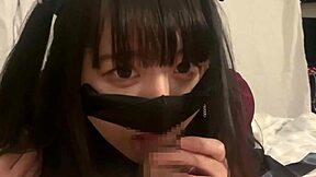 i love how this japanese girl licks my cock slowly until i cum in her mouth