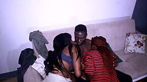 Same Day Kiss And Share! Three Roommates Dive Into Wild Cunilingus And Cock Action.