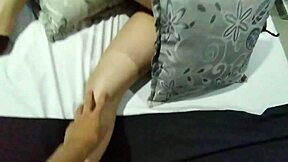 I'm waking my stepdaughter in bed with doggystyle creampie as her Brazilian blonde babe bends over for me in POV.