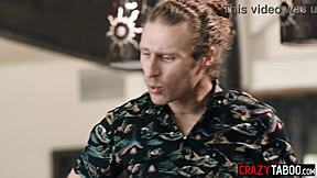 Oh man my big cock stepbro is fucking his horny big tits teen 18+ stepsister leana lovings hard