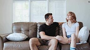 Hey, watch tall girl Lena Anderson ride that big cock in reverse cowgirl after blowjob and pussy licking in hardcore action.