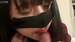 i love how this japanese girl licks my cock slowly until i cum in her mouth