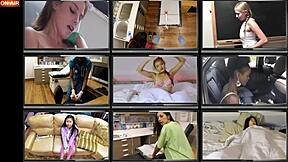 become doctor tampa giving freshman angel oaks mandatory hitachi orgasm in hospital with shaved pussy spreading toys vibrator gaping backstage