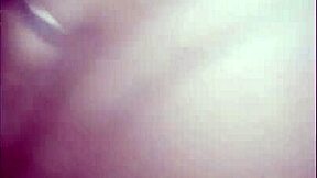 hot brunette babe masturbates her clit and pussy to intense orgasm while boyfriend watches her