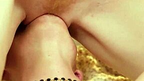 stepmom enjoys stepdaughter's tongue on her wet pussy