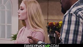 Tough Blonde Teen Emma Starletto Cheats with Black Stepdad Rome Major