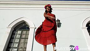 bombastic asian milf angel constance posing showed her amazing petite 18+ body uh after clothes ripped in outdoor striptease