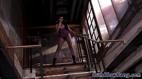 do you think this teen can handle sucking all those cocks in a blowbang just to get her mouth jizzed?