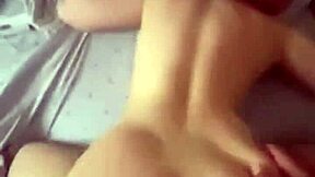 my wife rides my big cock with her juicy latina ass in homemade pov. she moans loud during rough interracial sex