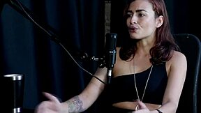 She felt pleasure with her first girlfriend who got pregnant in betrayal wrecked relationship and marriage - Kamilla Werneck sheer red!