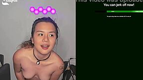 EDGE ME PLEASE JOI EDGING CHALLENGE - EXOTIQFOX RIDES DILDO IN SOLO MUTUAL MASTURBATION!