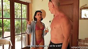 Went to a stranger's place from the beach for amateur big ass latina doggystyle fucking with blowjob and pussy licking.