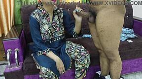 Real Indian Desi Punjabi Horny Stepmom Teaches Stepson First-Time Roleplay With Deepthroat Blowjob Cowgirl Riding And Rough Doggystyle Sex In Homemade Video.