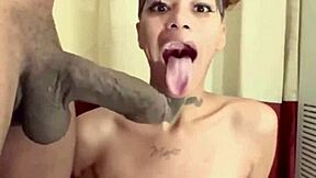 Sexy slim teen latina slut jada slim piss play sucks bbc in mouth