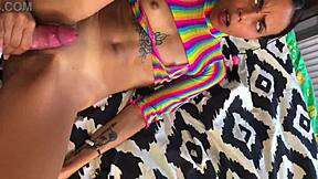 i love how this petite 18+ latina screams que rico papi while getting her tight pussy stretched by my huge cock with deepthroat and rough riding