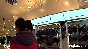 I Watched This Exceptional Czech Chick Get Tempted in Shopping Centre Before Ripped Clothes Anal Pov Fuck