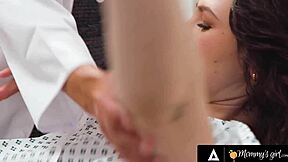 mommys girl tells how milf doctor dana vespoli caught petite patient liz jordan masturbating in exam room