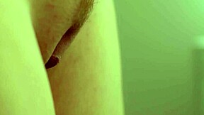 Beautiful blonde model teases her cute nipples and small tits pussy in homemade closeup slow-motion video