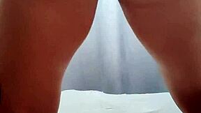 Amateur teen girl dances fully nude forgetting her TikTok live is still on during the playful session.