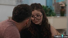 Oh come on, teen Leana Lovings, you know you want this taboo family foursome fuck with your milf stepmom and the others!