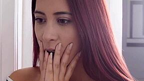 Hey, being drilled in her pussy isn't enough for this redhead teen who craves licking fanny and rimjob action too.