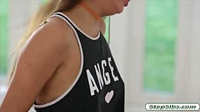 Petite teen 18+ Katya pounded by her stepdad with that monster cock in a wild oral session