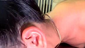 Nipple game with my friends chest -amateur couple- nysdel 😏