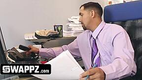 Office Swap Horny Stepdads Trade Teen 18+y Stepdaughters For Bareback Deepthroat Doggystyle Group Cum In Mouth