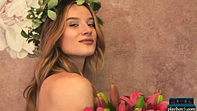 petite blonde playboy model roxy shaw reveals everything with such grace and beauty that leaves me breathless and deeply moved by her amazing presence