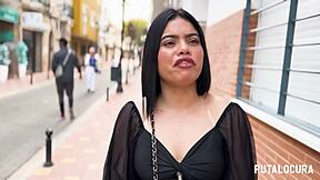 putalocura features camarera culona makarena seeking work and ending up in pilladas encounter