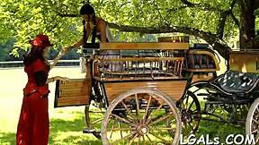 these two honeys are fingering each others tight pussies so wildly