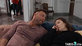 Oh come on, teen Leana Lovings, you know you want this taboo family foursome fuck with your milf stepmom and the others!