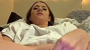 i just can't stop fingering my tight wet pussy in this leaked masturbation video as kaylin wrenn