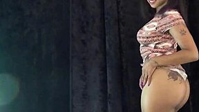 Smothering Beauty! Petite Black Milf with Big Natural Tits Shares Casting Interview Details.