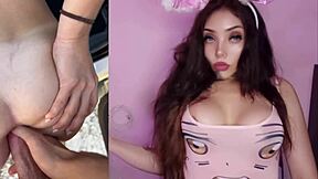 horny innocent blonde girl experiences her first anal creampie with latina flair