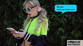 petite chanel shortcake craves bryan gozzlings rough rimjob and squirting sex