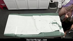 Shy teen heads to the hospital for breast enhancement, but DoctorBangs gives her an orgasmic check-up instead.