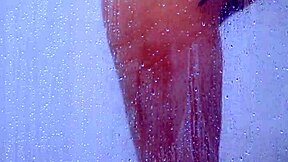 College tanned gorgeous girl, why take that shower in bikini with your horny friend watching?