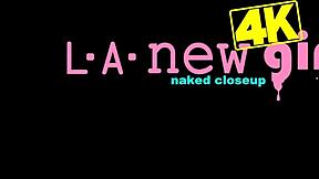 super hot aspiring model shows her amazing body during casting interview on sofa with petite blonde teen