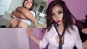 why does this horny latina with big natural tits get creampie from her stepbrother?
