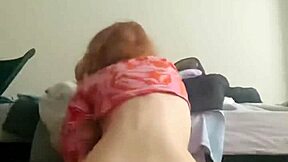 i uh, got this teen girl all horny with her dildo... she's teasin solo in homemade masturbation style