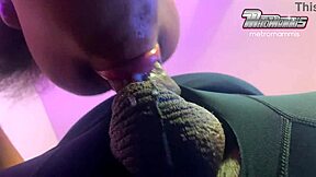 can cute big girl get her wet pussy teased with toys and licking for that sloppy deepthroat reward