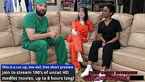 Backstage Covid Checkup With Petite Ditria Rose Spreading