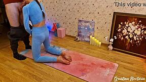 Can I Fuck My Yoga-Addicted Girl Next Door in Tight Leggings with Monster Cock?